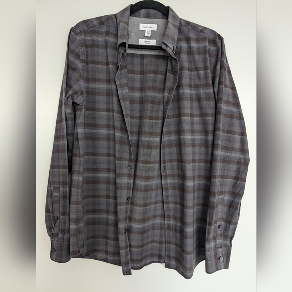 Calvin Klein Black Pleated Shirt M - Picture 4 of 8